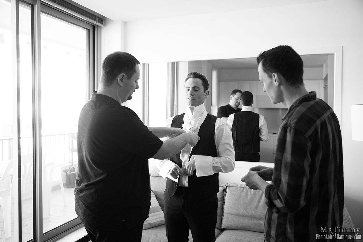 préparatif photographie mariage homme la baule mrtimmy photographe