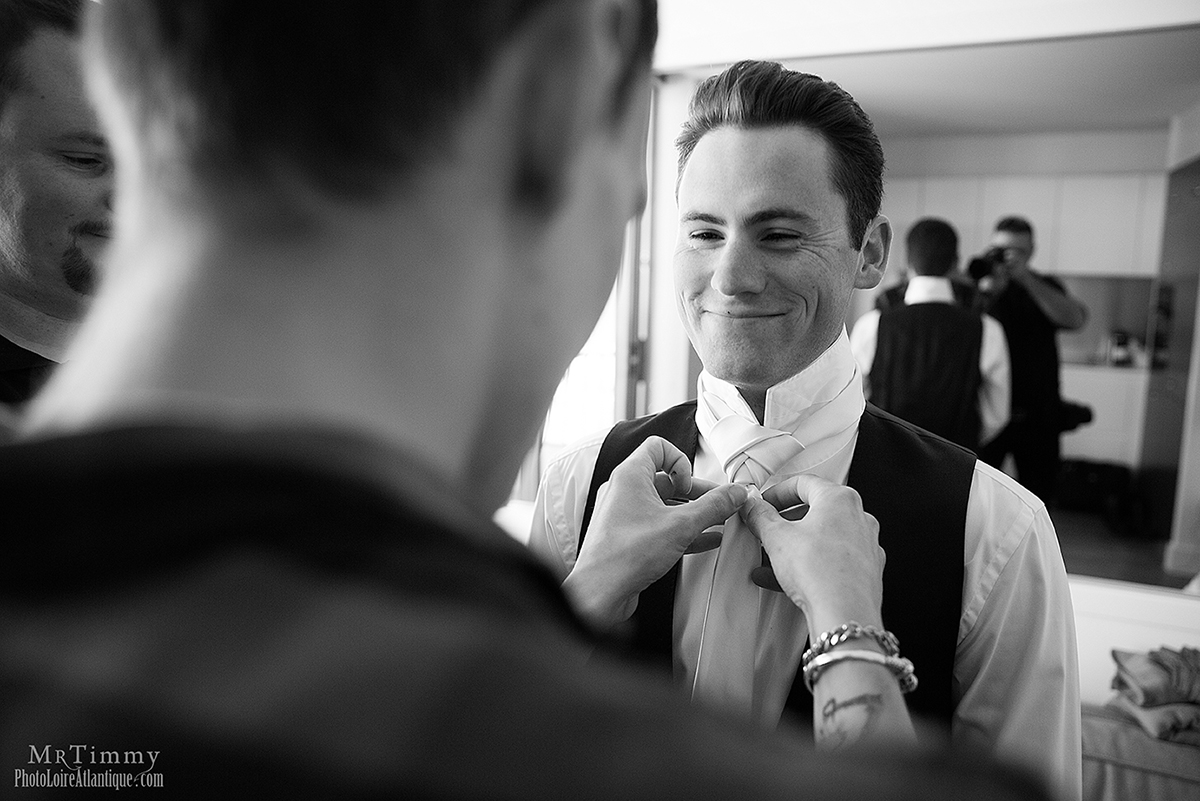 préparatif photographie mariage homme la baule mrtimmy photographe