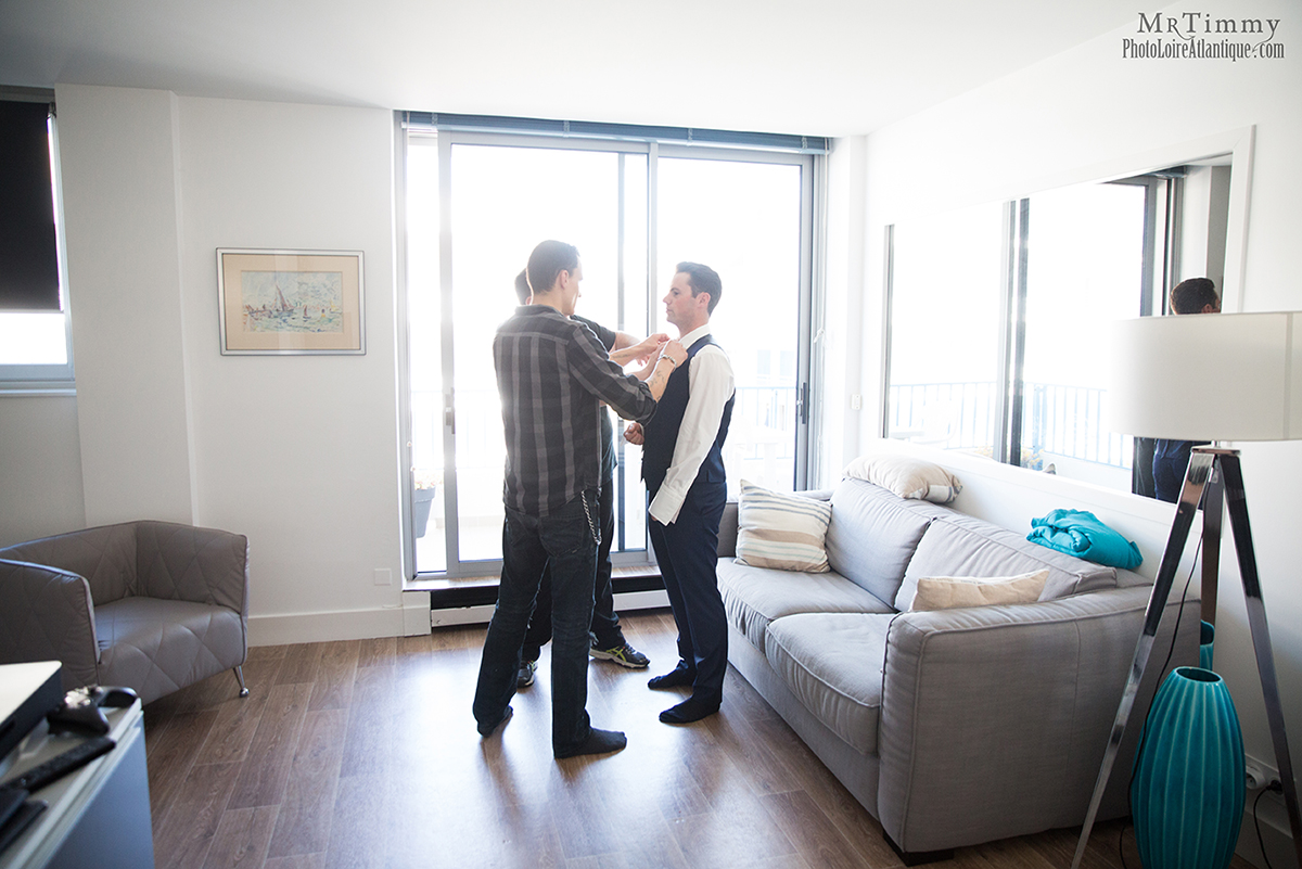 préparatif photographie mariage homme la baule mrtimmy photographe