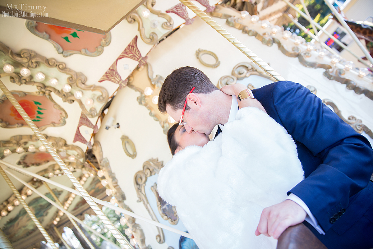  carrousel la baule photo couple mariage niviac saint nazaire loire atlantique la baule mrtimmy photographe
