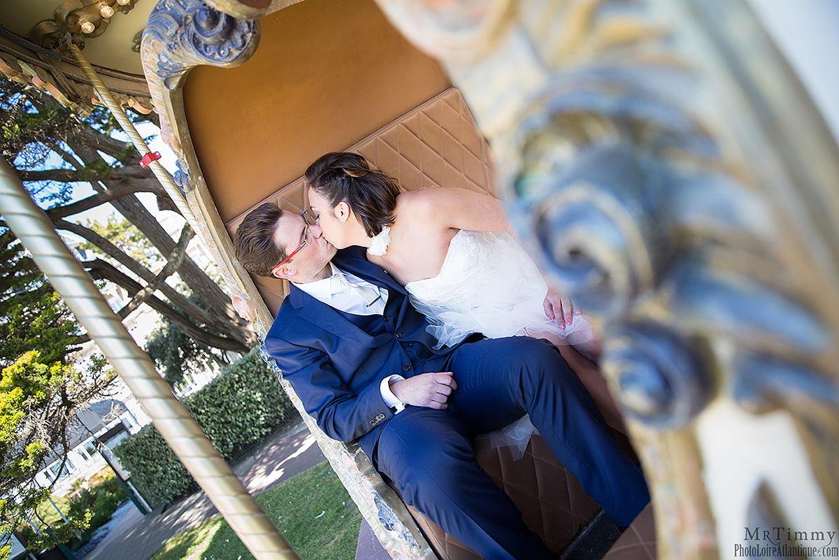  carrousel la baule photo couple mariage niviac saint nazaire loire atlantique la baule mrtimmy photographe