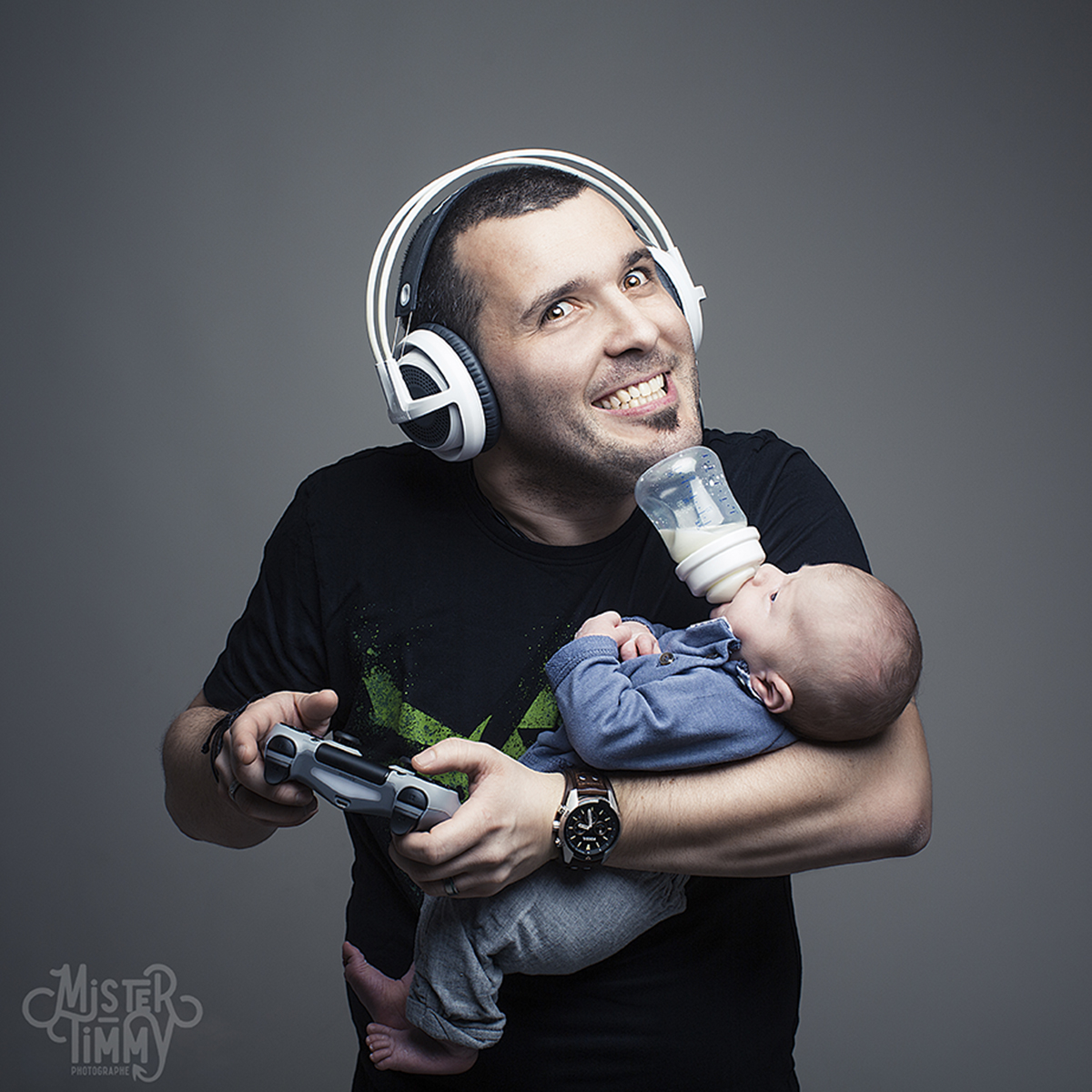 Bébétitude Devenir multi tache (version papa)